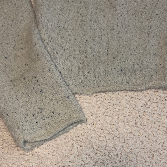 NWT Free People San Vincente Pullover Sweater in Silver Sapphire - Picture 5 of 6